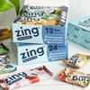 Zing Vegan Protein Bars Variety Pack - Top 6 Flavors, Gluten Free Nutrition Bars, High Protein & Fiber, Soy Free, Dairy Free Plant Based Protein, Kosher, Low Sugar, No Sugar Alcohols - 12 count