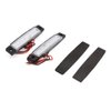uxcell 2Pcs 12V-24V 1W 6 White LED Lightbar Car Truck Trailer Side Marker Indicator Light