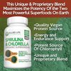 Allied Life Spirulina and Chlorella | Organic Chlorophyll Vegan Protein Powder Green Superfood | 120 Capsules
