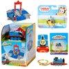 Mattel Thomas & Friends Toy Figure Playset, Diecast Keyring, & Diecast Engine Figure Bundles - Set 3 - Rescue Center Playset, Diecast Keyring, & Sandy Diecast Metal Engine Figure