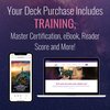 Tarot Skills Lightworker’s Tarot Deck Cards with Meanings on Them, Keywords, Reversed, Yes and No, Elements, Ultimate Beginner Deck, Includes Online Education for Learning Tarot and More!