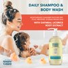 Happy Cappy Shampoo Bundle - Daily Shampoo & Body Wash, Medicated Shampoo, Manage Cradle Cap, Sensitive Skin, Dry, Itchy, Irritation Prone Skin for All Ages - Two 8 Oz Bottles
