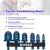 WADEO Air Conditioner Copper Tube Expander Swaging Tool, Copper Pipe Exppander Boring Drill Bits, HVAC Repairing Kit with 6 Different Drill Bits Size 1/4'', 3/8'', 1/2'', 5/8'', 3/4'', 7/8''