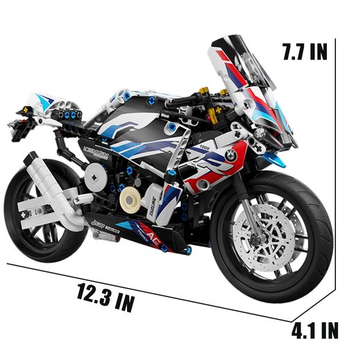 Uvini Motorcycle Toy Building Block Set-589 PCS Collectible Motorcycle Display Model Toys as Gift for Kids or Adult