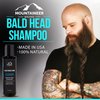 Mountaineer Brand Bald Head Care For Men | Exfoliate (4oz) and Cleanse Shampoo (4oz) | All Natural Exfoliating Scalp and Face Scrub | Moisturizing and Hydrating Shaving Soap and Wash