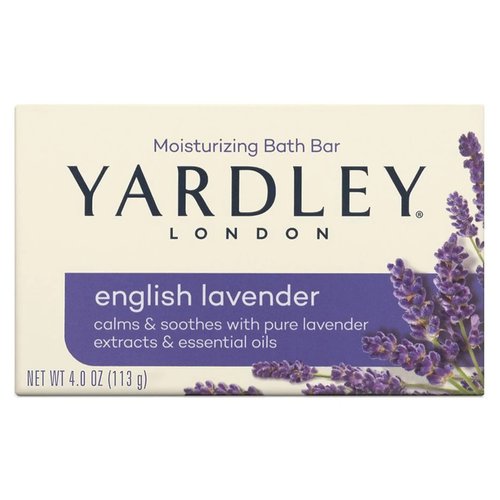 Yardley London Bar Soap 5 Pack ~ Bar Soap Variety Pack | Yardley English Lavender, Charcoal, Oatmeal And Almond, Coconut, Aloe and Avocado (4oz)