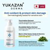 Yukazan Derma Hydra Deep Cleanser 150ml pH Balanced Face Wash Cleanser with Tourmaline Extract for All Skin Types
