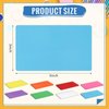120 Pcs Dry Erase Index Cards Notecards Blank Reusable Flash Cards Sheets Game Cards Study Business Note Cards for School Office Housework Taking To Do List(Rainbow, 3 x 5 Inch)