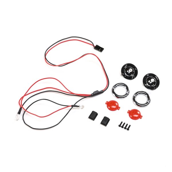 Losi Front LED Headlight Set Grave Digger LMT LOS240015 Car/Truck Bodies Wings & Decals