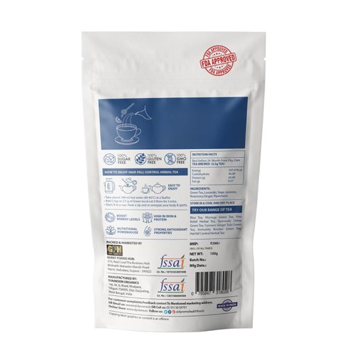 Dynemo Hairfall Control Herbal Tea (200 GRAMS)