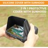 Taoke Mini 3 Pro Remote Controller Skin Case with Sunhood, Silicone Protective Cover for D JI RC (Black)