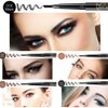 Eyebrow Pencil Gray Double Ended Precision Waterproof Brow Cruelty Free(Gray #5)