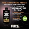 Flitz Tumbler Media Additive - 7.6oz Bottle of USA-Made Brass Cleaner Reloading Liquid for Ammo, Copper, & All Metals - Ammonia-Free Tumbling Polish to Remove Oxidation, Powder Residue (3 Pack)