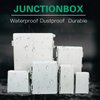 Sunnyglade ABS Plastic Dustproof Waterproof IP65 Junction Box Universal Durable Electrical Project Enclosure with Lock (6.7"x8.7"x4.3")