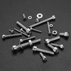 1080pcs Screws Bolts and Nuts and Washers Assortment Set, Metric M4 M3 M2 Stainless Steel Hex Socket Head Cap Screws Kit, Assorted Machine Screws Nuts and Bolts with Washers
