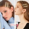 Aileam 20PCS Bridesmaid Hair Clips, Creaseless Glitter Hair Clips for Bride Women Girls, Perfect Bridal Hairstyle Accessories
