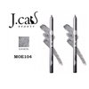 Jcat Beauty 2pcs x MOE104 Gun Metal MOTD Slide on Pencil Eyeliner Crayons Eye Liner + Free Zipper Bag