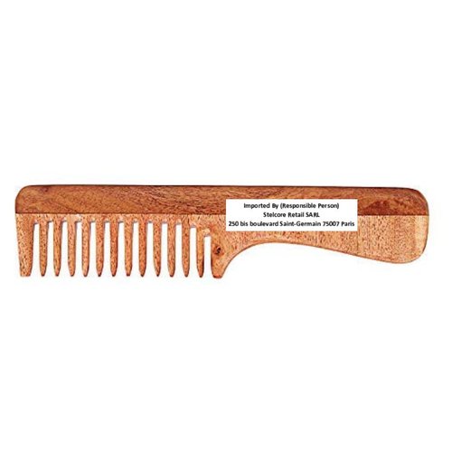 SVATV Handcrafted wood Comb for Detangling Hair Comb For Thick, Curly And Wavy Hair, Non-Static and Eco-friendly Made in India N-74