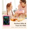 Beydoa LCD Writing Tablet for Kids, 12 Inch Colorful Doodle Board, Drawing Tablet Writing Board, Toddler Learning Toys for 3 4 5 6 7 8 Years Old Boys Girls, Educational Toys Birthday Gifts, Pink