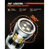 SEALIGHT 912 LED Bulbs, 912 921 LED Backup Light Bulbs, 912 921 LED Reverse Light 6000K 2600Lumens Super Bright, T15 906 904 902 W16W for Back Up Lights Reverse Lights, Pack of 2