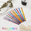 BCMRUN 14 pcs Multicolor Aluminum Crochet Hooks Knitting Needles Craft Yarn 2-10mm