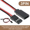 3-Pin RC Extension Cable Extension Cord Male to Famale Lead Extending Wire Set for Servo RC Planes Aircrafts and Cars System 5 Sizes 20PCS