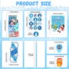 240PCS Winter Stationery Set for Kids Christmas Stationery Party Favors Snowflake Stationery Kit Snowman School Supplies Classroom Gifts Exchange Include Pencils Erasers Stickers Stamps Notebooks