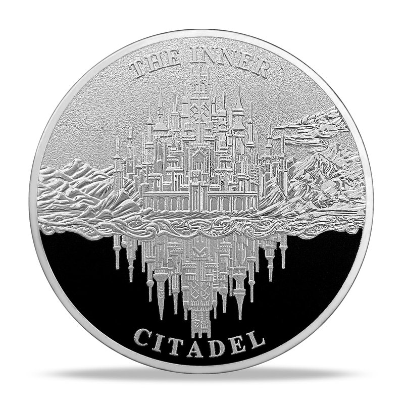 Dissymmetry Citadel Challenge Coin | Stoics Philosophy Medallion | Embrace Your Inner Fortress of...