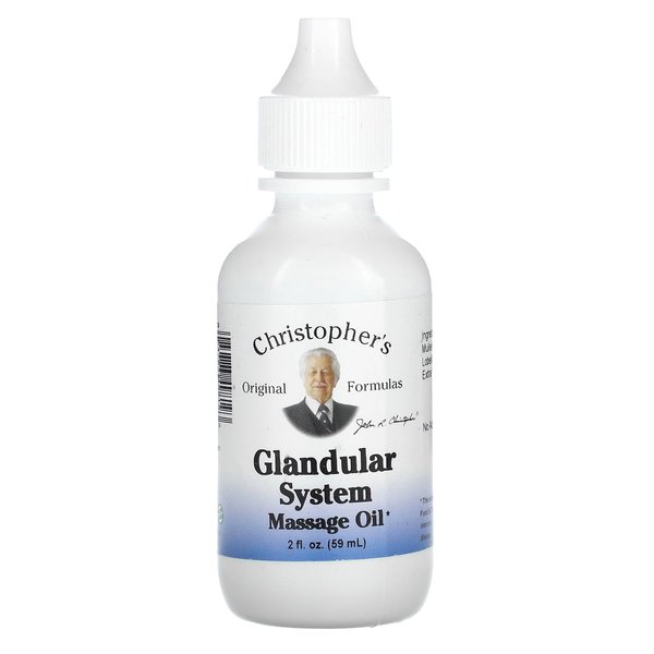 Christopher's Original Formulas Glandular System Massage Oil, 2 fl oz (59 ml)