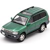 Land Cruiser 100 Green Metallic with Roof Rack 1/64 Diecast Model Car by GCD KS-023-380