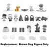 Replacement Part for Fisher-Price Little People Advent Calendar - GLK12 & DGF96 ~ Replacement Brown Dog Figure