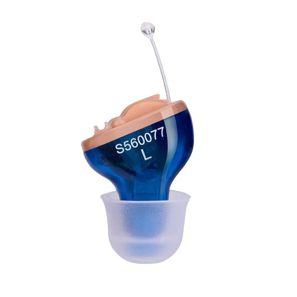 Hearing Amplifier for Seniors Adults Noise-Cancelling - Ear Amplifier Invisible Sound Amplifier Digital Hearing Enhancement Devices As Seen On TV Hearing Aid Cleaning Tools Included (Blue)