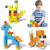 KOIEMAY Magnetic Building Blocks Toys for Toddler Girls Boys Age 2-4 3-5 4-8 Upgraded 3D STEM Montessori Sensory Toys for Early Learning Games Birthday for 3 4 5 6 Year Old Boys Girls