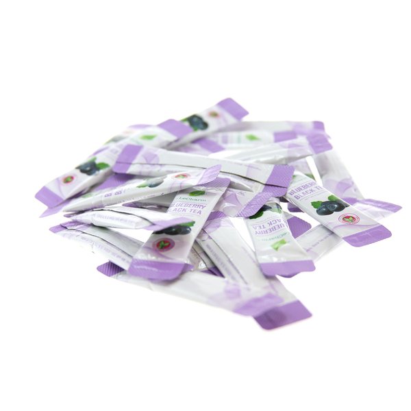 LeCharm Tea to Go Blueberry Black Tea Extract, Instant Tea Crystal Powder, Iced or Hot Tea in 3 Seconds - 30 count (Single Pack)