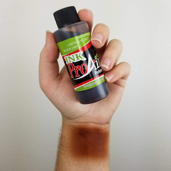 Body Paint - ProAiir Temporary Tattoo Ink - 2.1 oz (60ml) Brown