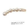 FRCOLOR Banana Clip Ponytail Clip Hair Grip Clips Pearl Hair Clasp Jumbo Hair Clips French Hair Clips Banana Hair Clips Faux Pearls Fishtail Hair Clip Styling Hair Clamps Pearl Hair Clips