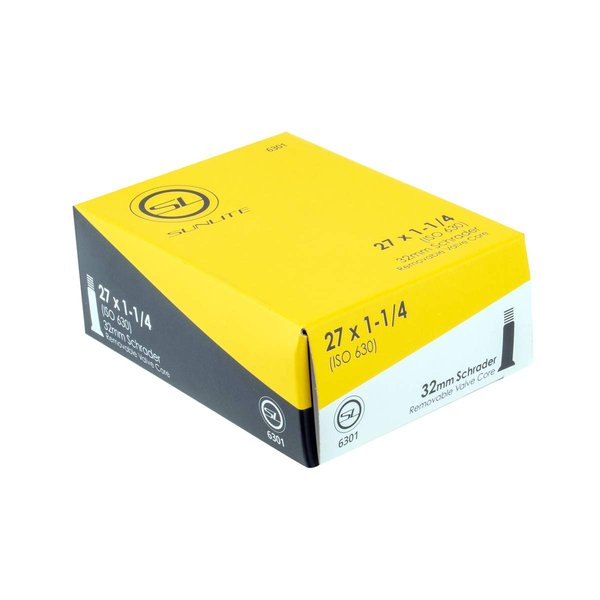 Sunlite Bicycle Tube, 27 x 1-1/4 SCHRADER Valve