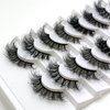 Lifernilash False Eyelashes Wispies Natural Look 3D Faux Mink Lashes Pack 8 Pairs Styles Mixed Soft Reusable Fake Eyelashes (MIXED1)
