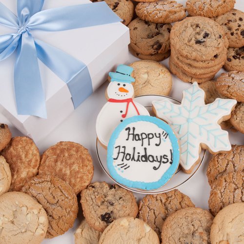 Winter Holidays Signature Cookie Gift Box- 12 Pc.