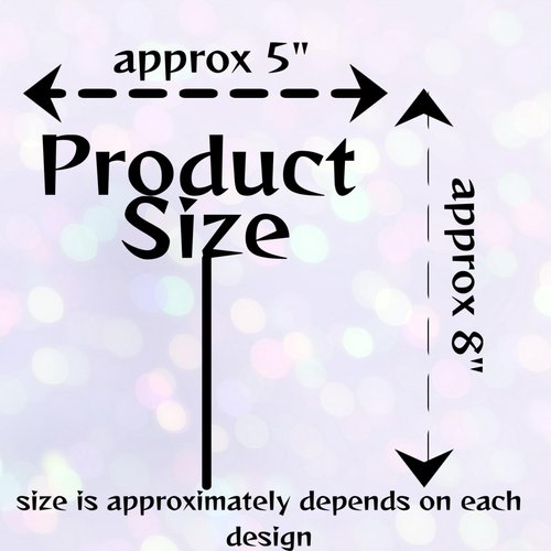 Two Fast Cake Topper with Race Car – 2nd Birthday Decoration, Sparkly, Built-In Stick, Thick & Sturdy, Mess-Free & Reusable Cake Topper for Racing Theme Party (Black)