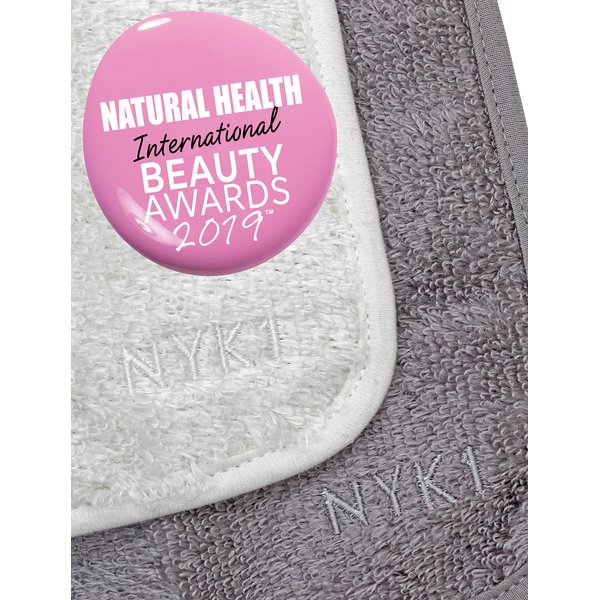 DEEP CLEANSING Exfoliating Washcloth Face Towels Pack Of (2) NYK1 Cleanse And Clear Gentle Makeup Remover Cloth - Reusable Microfiber Face Cloth With Natural Viscose Made From Bamboo Washcloths