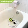 Wondurdog Bathtub Spout and Garden Hose Attachment Dog Wash Kit w/Splash Shield and Rubber Scrubbing Teeth. Tub Spouts with Front Pull Up Diverter Only. Pet Grooming for Long and Short Hair.