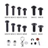 AONTOKY 500Pcs RC Screw Kit Repair Tool M3 M4 Hex Screws Nut Shell Buckle Hardware Fastener for 1/8 1/10 1/12 Scale Cars Truck Crawler DIY Parts