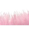 6 Inch Strip - Baby Pink Ostrich Fringe Trim Feather Craft Sample DIY Millinery Supply | Moonlight Feather