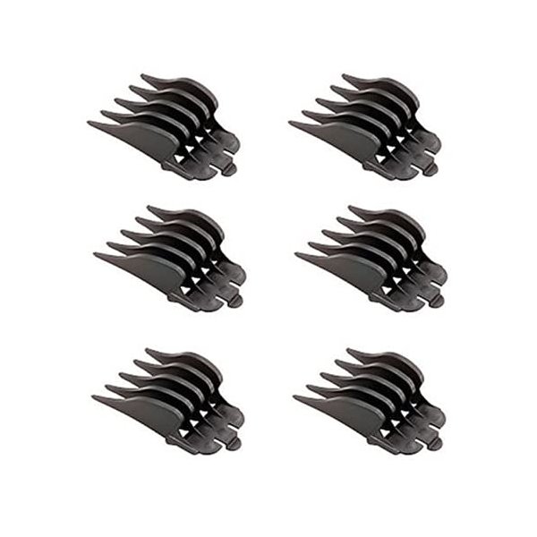 HASMX 1.5 Inch Clipper Guide Comb 3179 Hair Trimmer/Clipper Guard Comb Guide Comb for Wahl Hair Trimmers and Clippers #12 Replacement Clipper Guide Comb (6-Pack)