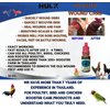 HULX 2 PCS, Rooster Booster Chicken Wound Care Skin Soother Healing 30 CC. Protection & Quickly Recover Skin Heal Wounds Pain After Fighting Fast Dries Work Well for Sore Mouth Face Feet Poultry Bird