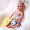16 Pcs Baby Doll Bath Set, Baby Doll Accessories with Bath Towel for 12-20 Inch Baby Dolls, Pretend Shampoo, Soap, Cream, Doll Play Set Kids Gift