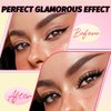 Ahrikiss False Eyelashes Fluffy Cat Eye Lashes 14 Pairs Volume Fake Lashes Lightweight 17mm Natural Lashes Curly Soft Eye Lashes Pack P01