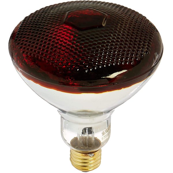 Satco S4751 Medium Light Bulb in Bronze/Dark Finish, 5.31 inches, 1 Count (Pack of 1), Red Heat