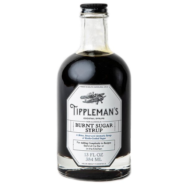 Tippleman's Burnt Sugar Syrup - Non-Alcoholic Burnt Sugar Cocktail Mixer - Complex Cocktail Syrup for Bartending and Recipes - All Natural Ingredients - Makes 26 Cocktails